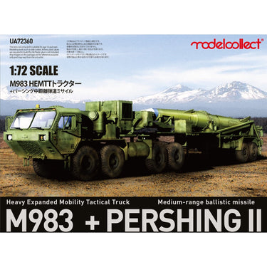 Modelcollect UA72360 1/72 USA M983 Hemtt Tractor With Pershing II Missi